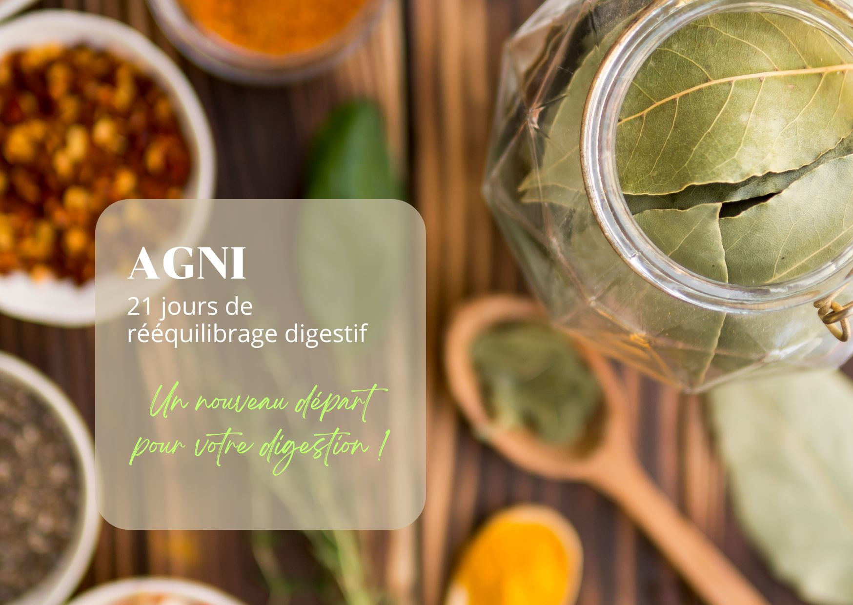 AGNI - Programme de purification digestive - 21 jours